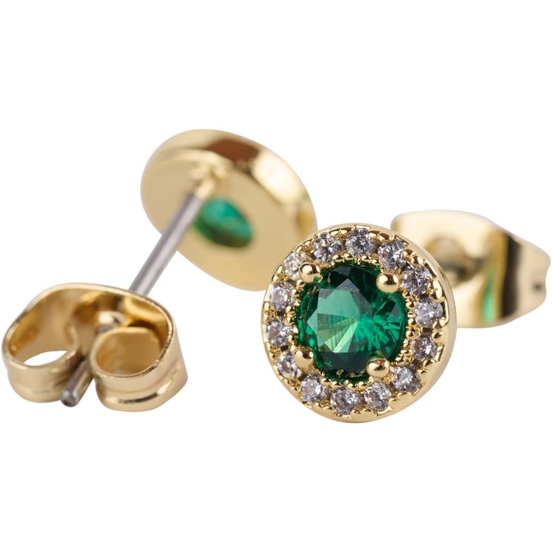 LuckyLy Set de Joyería para Mujer Oro 14k con Zirconia