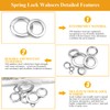 Sutemribor 1000 Pieces 9 Sizes 304 Stainless Steel Lock Washers,