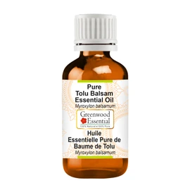 Greenwood Essential Pure Tolu Balsam Essential Oil (Myroxylon balsamum) 100% Natural Therapeutic Grade Steam Distilled for Personal Care 30ml (1oz)