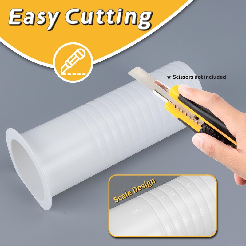 Flamorrow Mini Split Cover Wall Sleeve for Air Conditioning Line