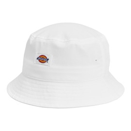 Dickies Men's Twill Bucket Hat, White, AL