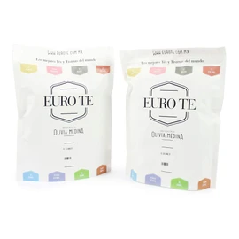 EURO TE Duo Pack de Tés Blancos Reconfortantes con 100gr de Blanco Rusia (sabor floral) y 100gr de Blanco Snow Chai (sabor especiado), Tés de Hoja Suelta