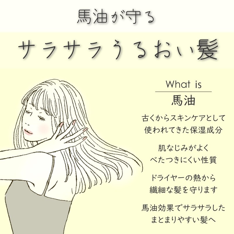 Hair Oil, Sunflower, Tsubaki 0.04 oz (1 g) x 20
