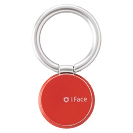iFace Smartphone Ring, Thin, 360 Degree Rotation, Skinny Type, Reflection, Red