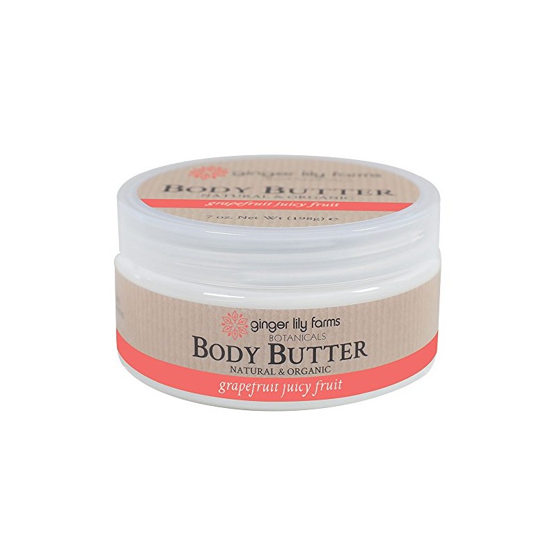 Ginger Lily Farm's Botanicals Body Butter, Grapefruit Juicy Fruit, 7