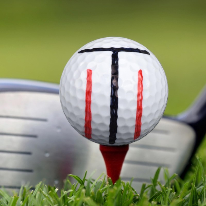 Marker Stencil for Golf | Golf Ball Alignment Tool for