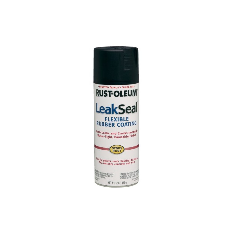 Rust-Oleum Black Leakseal Flexible Rubber Sealant 12 oz.