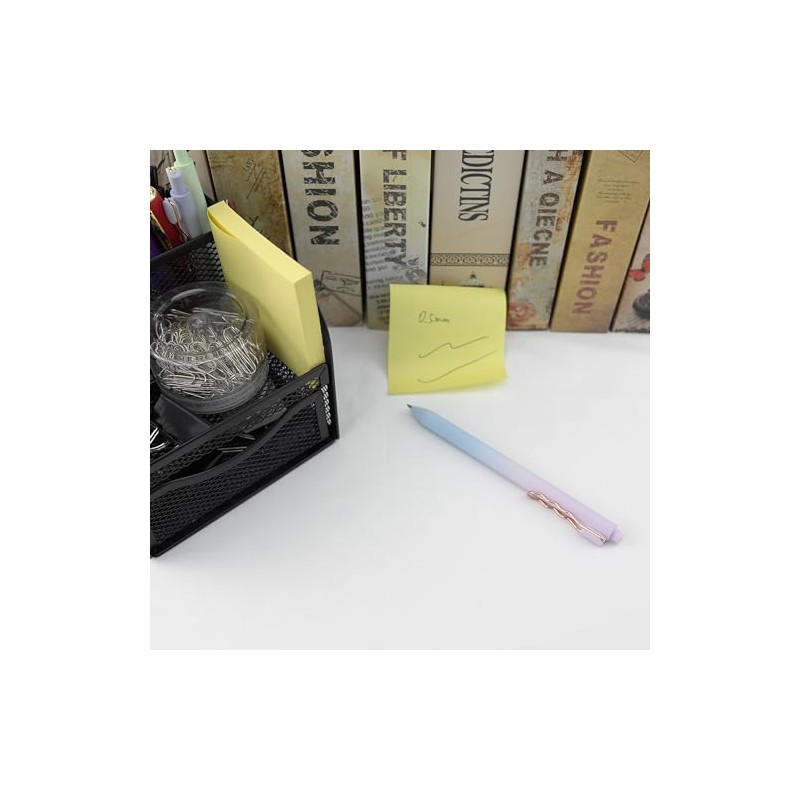 Fengtaiyuan Zi05, Stylish Gradient Color Pen, Black Ink, 0.5mm Extra