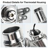 WMPHE Aluminium Engine Coolant Thermostat Housing Compatible with 2014-2019 Land