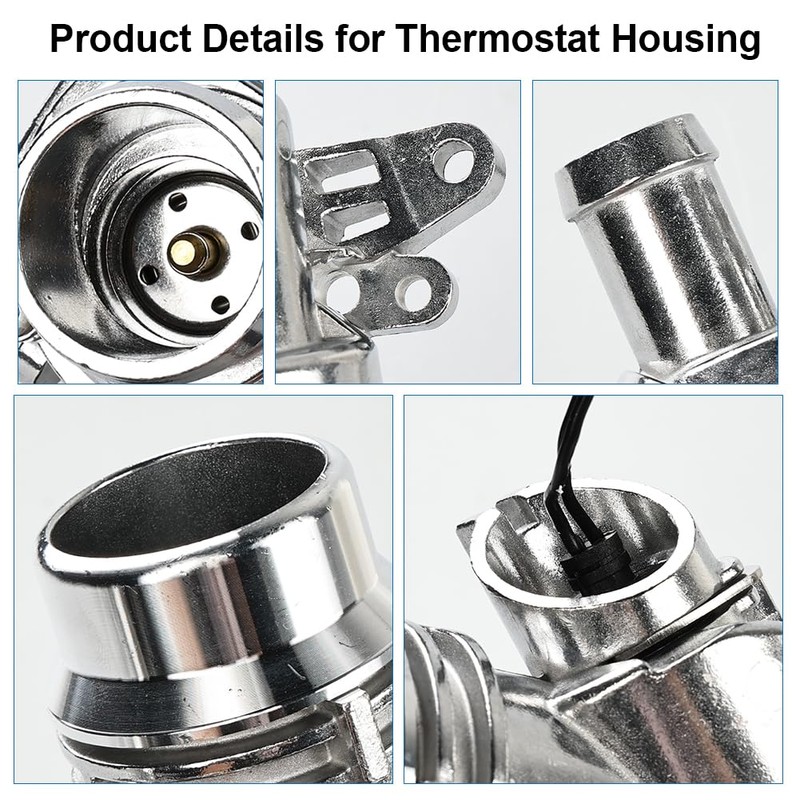 WMPHE Aluminium Engine Coolant Thermostat Housing Compatible with 2014-2019 Land