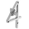 Silver Brass bee House Number with Bee design | 5