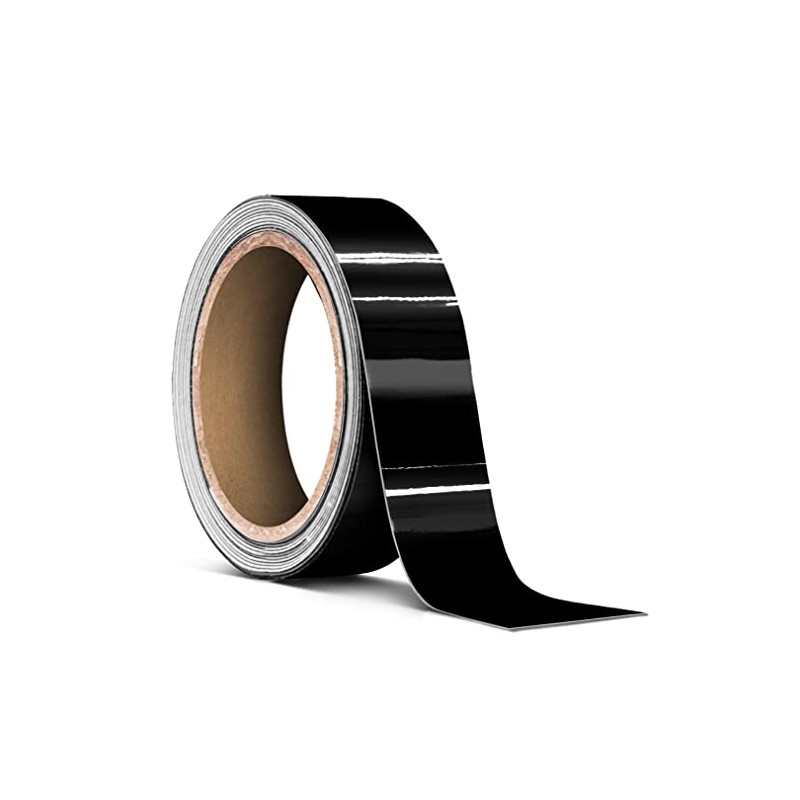 VViViD+ Ultra-Gloss Piano Black Air-Release Adhesive Premium Vinyl Pinstripe Tape