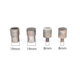 Weddecor 11mm Acrylic Rivet Stamping for Universal Green Hand Press Machine, Attaching and Attaching Clothes, DIY Projects, Leathercraft, Replacement Iron, Trouser Hangers