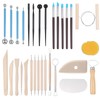 Clay Tools 43PCS Pottery Tools Clay Sculpting Tools Polymer Clay
