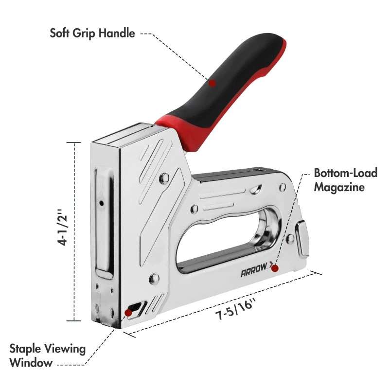 Arrow 3750 PCS T55BL Staple Gun Kit, Heavy Duty Manual