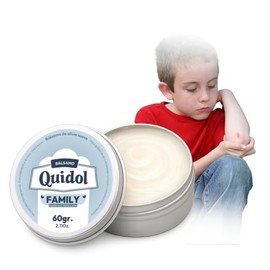 Quidol Family 60gr.  Pomada para Botiqun Familiar  Solucin Rpida para Golpes y Picaduras  Suave con la Piel, Uso Diario  Con rnica y Calndula         