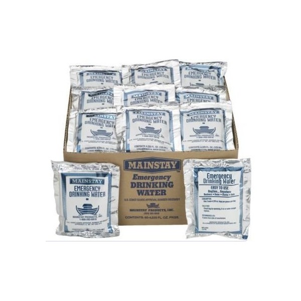 Emergency Drinking Water (30 Packets/case) 9 Lbs