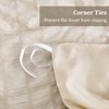 Beige Seersucker Duvet Cover Double Size Puckering Seersucker Bedding Set,2