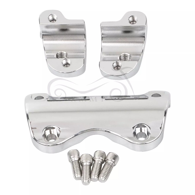 Unbranded 1.25'' Handlebar Riser Top Clamp For Harley 88-23 Electra