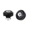 Motorcycle Front Slope Cut Axle Nut Caps Compatible for Harley