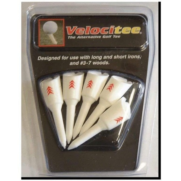 Shorty Velocitee Golf Tees (5-Pack; Black Pkging.)