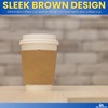 1InTheOffice Corrugated Coffee Cup Sleeves For 10oz 12oz 16 oz
