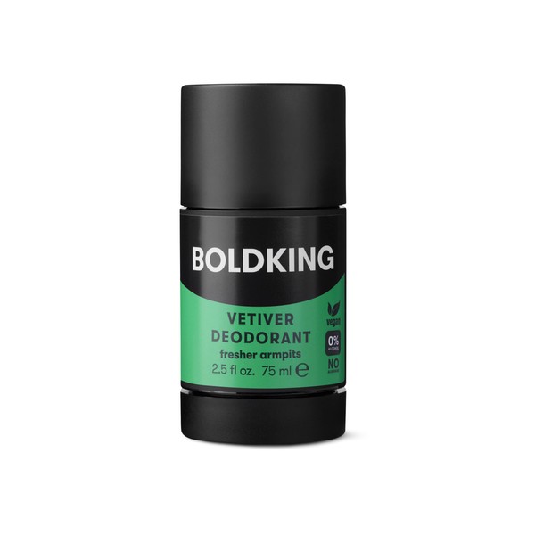 Boldking Deodorant for Men - Vetiver - 75 ml - Deodorant for Men - All Skin Types