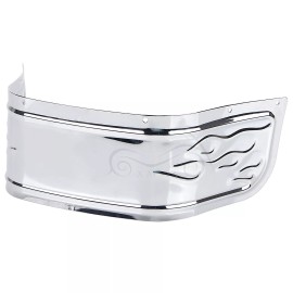 Unbranded Flame Front Fender Trim Skirt For Harley Touring Electra Tri Glide Softail FLST