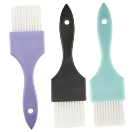 Healvian 3pcs Hair Coloring Brushes Professional Hair Dyeing Tools for Salon Use Ergonomic Design for Smooth Application for Dark Highlights