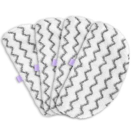 4 Pack PowerFresh Replacement Steam Mop Pads Compatible with Bissell PowerFresh Steam Mop, Fits 1940, 1806, 1544, 1440 Series, Microfiber Scrubbing Pads for Sealed Hard Floors