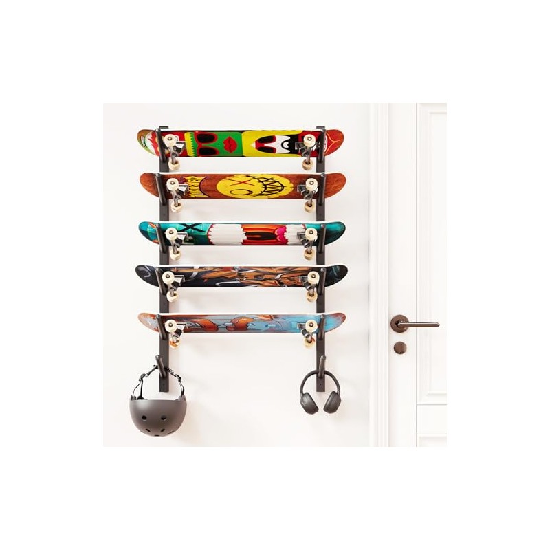 YMYNY Soporte de pared para monopatín
