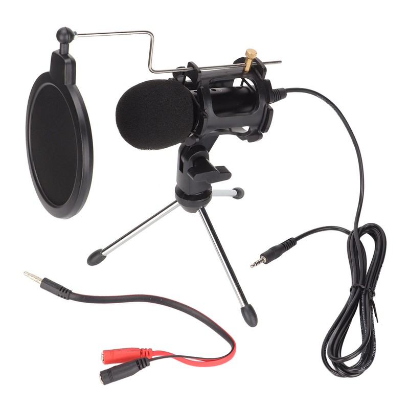 Condenser Microphone Kit Professional Cardioid Studio Mic Kit for Recording