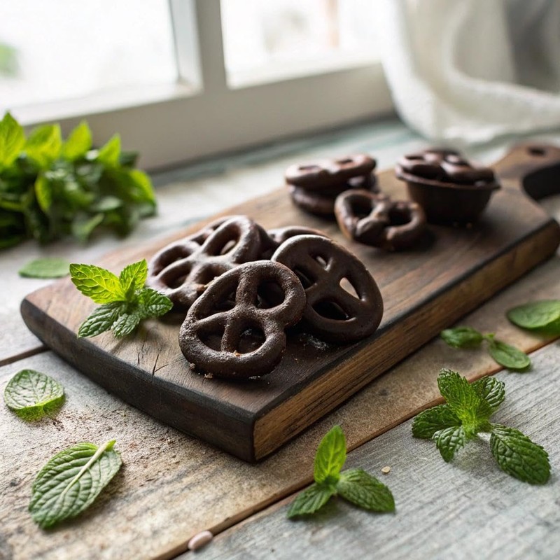 Girl Scout Thin Mints Pretzels 100% Real Dark Chocolate, 26