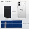 AfitLulu Men's Small Flap PU Leather Wallet with Metal Clip,