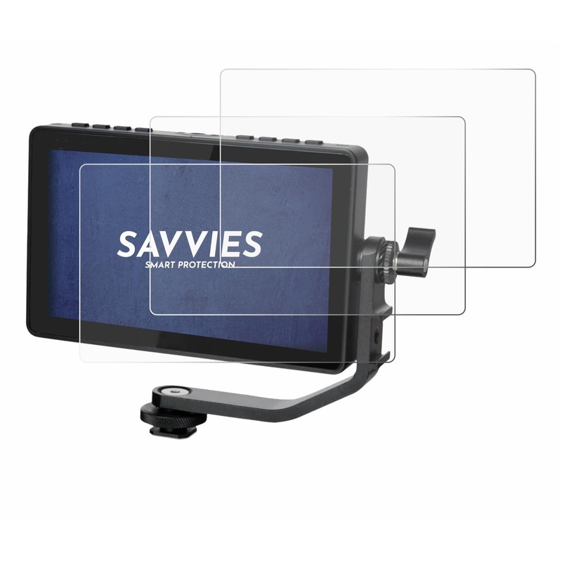 Savvies 6 Pack Screen Protector compatible with Feelworld F5 PROX