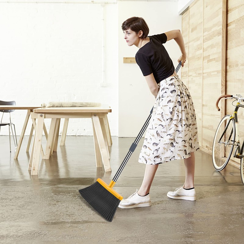 kelamayi Upgrade Broom and Dustpan Set, Broom with Dustpan Combo