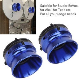 Nab Hub Adapter for Studer ReVox for Akai for Teac, 10 Inch Nab Hub Adapter Blue Polished Aluminium Opener Universal Nab Hub Adapter, 1 Pair