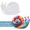 SUNREEK 4Pcs Metal Snail Wall Decor, Snail Outdoor Wall Art