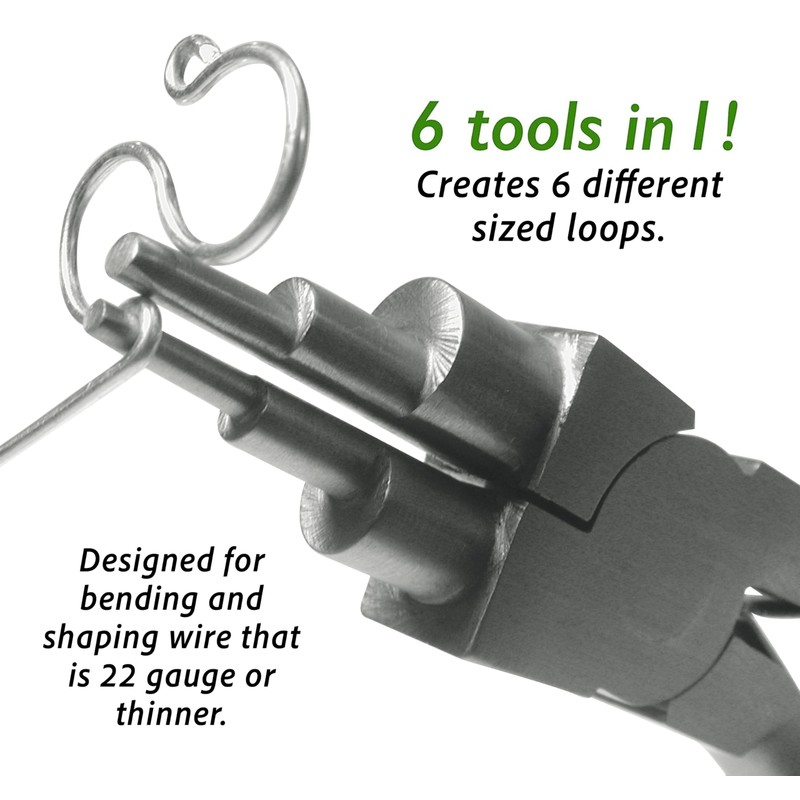 The Beadsmith Wire Looping Pliers – Create 6 Sizes (Ranging