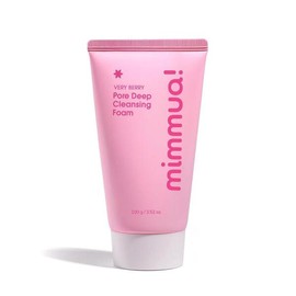 mimmua! VERY BERRY 모공 딥 클렌징 폼 수분과 건강한 광택을 위한 베리 컴플렉스 발효 성분 울퉁불퉁한 피부를 위한 부드러운 각질 제거 페이스 스크럽 모공 클렌저 100g / 3 52 FL OZ [1개.] mimmua! VERY BERRY Pore Deep Cleansing Foam with Berry Complex Fermented Ingredients for Moisture and Healthy Glow Gentle Exfoliatin