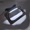 Unbranded Curved Laydown License Plate Mount Frame LED Light For