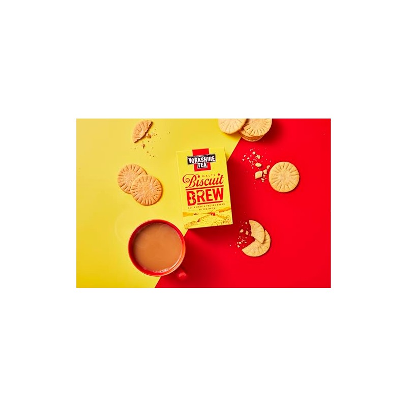 Yorkshire Tea Biscuit Brew 40 Tea Bags 100G (Yorkshire Tea