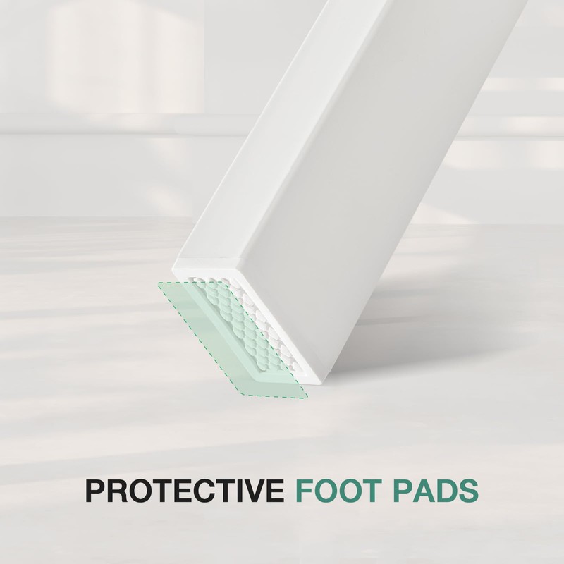 Novilla 14 Inch Full Size Bed Frame with Headboard, White