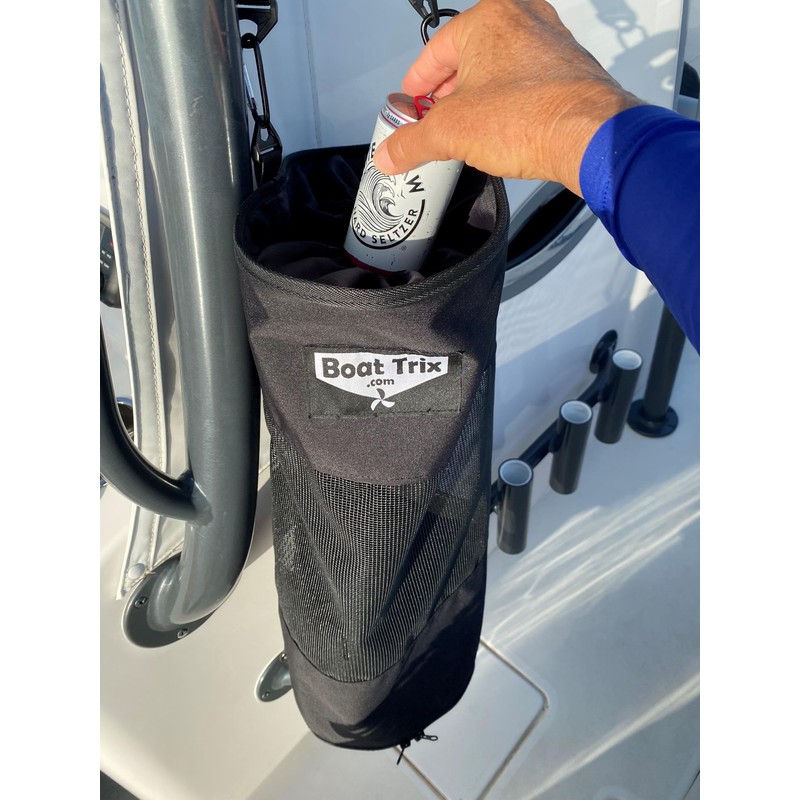 Boat Trash Bag Can Reuseable Washable Mesh and Nylon/Polyester by