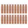 Welding Contact Tips, 20Pcs Copper Contact Tip for 15AK MIG/MAG
