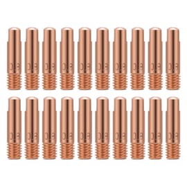 Welding Contact Tips, 20Pcs Copper Contact Tip for 15AK MIG/MAG Welding Torch Consumables (0.8)