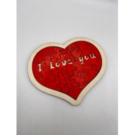 I love you Wooden Puzzle | Heart | Valentines, Birthday, Anniversary gift