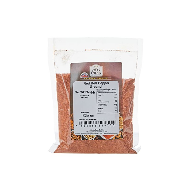 Old India Red Bell Pepper Ground 250g