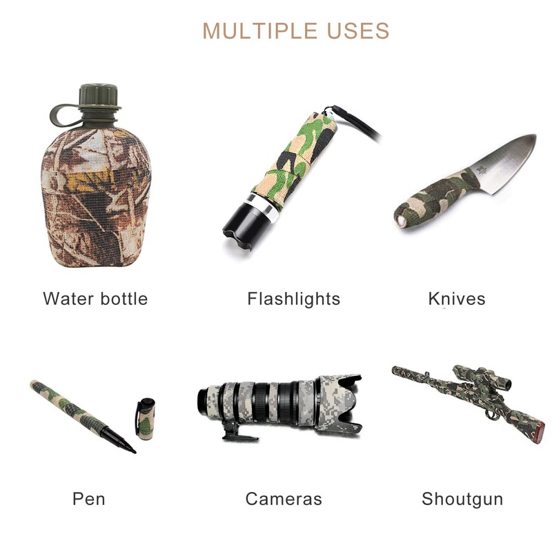 EAmber Camo Wrap Tapes Camouflage Form Wrap 1.96'' x 177''