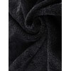 herzbach home Deep Black Collection Sauna Towel Extra Long 80